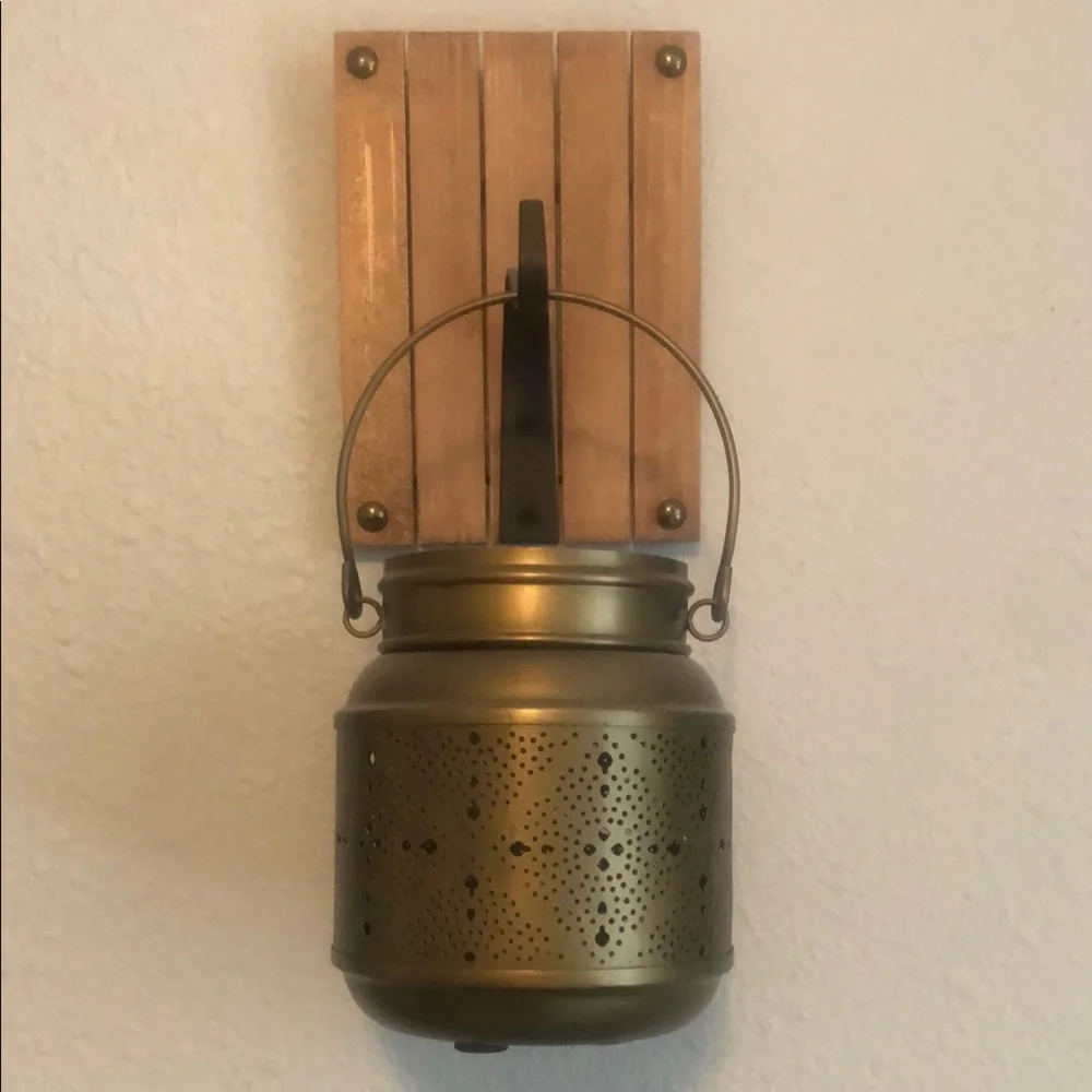 Elegant Brass Wall Lantern